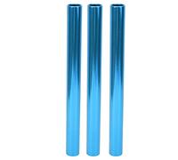Baxnore Professional Aluminum Alloy Relay Batons Track and Field Sprint Competition Batons Lightweight Durable Hollow Design for Training Sports 3pcs 29cm Length (Blue)