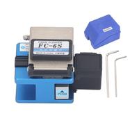 Baxnore Professional Fiber Cleaver Tool Kit High Precision Optical with Storage Box for Fiber Optic Cable Cutting Cold Welding Hot Melting Aluminum Alloy Tungsten Steel ABS Materi
