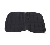 Baxnore Professional Horse Saddle Pad Breathable Comfortable Riding Saddle Cloth for Jumping Training Equestrian Equipment Premium Single Yarn Drill Sponge Cotton 98x57cm (Black)
