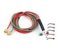 Baxnore Professional Jewelry Welding Torch Kit Oxygen Flame Gun with 5 Interchangeable Tips High Temperature 1700°F for Gold Silver Copper Metal Crafting Jewelers and Hobbyists