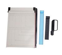 Baxnore Professional Manual Paper with Steel Heavy Duty Desktop Paper Trimmer for Office Crafting Projects 12.6 x 9.8 Inch Cutting Area