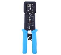Baxnore Professional Network Crimper Tool RJ45 Cable Crimper and Stripper High Precision 45 Steel Multi Function Crimping Pliers for Ethernet LAN Cable Termination Technicians 220m