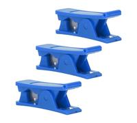 Baxnore Professional PTFE Tubing Set 3PCS Heavy Duty ABS Plastic with for Cutting 1/8 to 3/4 Inch Nylon PVC PU PE Pipes Smooth Clean Cuts Every Time (Blue)