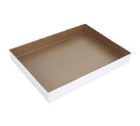 Baxnore Professional Rectangular Baking Tray Non Stick Cake Pan Heavy Duty Aluminum Bakeware for Cakes Bread Cookies Muffins 40x30x5cm Kitchen Essentials