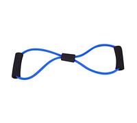 Baxnore Professional Resistance Bands Set for Strength Training Yoga Pilates Workout Exercise Tubes for Men Women Home Gym Travel Fitness Equipment Blue Black Yellow Green Red 10 x (Blue)