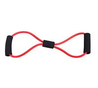 Baxnore Professional Resistance Bands Set for Strength Training Yoga Pilates Workout Exercise Tubes for Men Women Home Gym Travel Fitness Equipment Blue Black Yellow Green Red 10 x (Red)