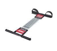 Baxnore Professional Three Purpose Chest Expander Multifunction Pedal Spring Fitness Equipment with 5 Removable Springs 65KG Resistance for Full Body Workout Arms Chest Abdomen Tra
