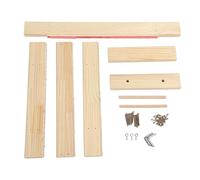 Baxnore Professional Tufting Frame Kit Stainless Steel Oak Wood Rug Making DIY Craft Set Easy Assembly for Artists Beginners Home Crafters