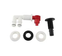 Baxnore Pump Out Aerator Combo Kit 1 1/16 Inch Mounting Drain Valve Recirculating Pump Aerator for Live Wells Bait Wells on Boats High Grade Plastic Material with Standard 3/4 Inch