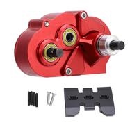 Baxnore RC Metal Transmission Gearbox Aluminum Alloy Right Front Motor Gearbox with Bottom Plate for SCX10 II VS4 10 DLUX RC Car Upgrade Parts High Performance Durable Precise Engi