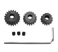 Baxnore RC Motor Gear Set High Strength Steel 15T 17T 20T 0.8MOD Pinion Gears for Granite 1/10 RC Car Upgrade Accessories