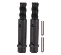 Baxnore RC Rear Drive Shaft Alloy CNC Fine Machining High Performance Rear Short Axle Replacement for 1/10 Scale RC Car Model Off Road Racing and Crawling