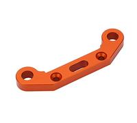 Baxnore RC Swing Arm Fixing Block Aluminum Alloy Orange High Strength Durable Wear Resistant Swing Arm Fixing Plate For ZD Racing 1/7 EX07 RC Car Upgrade Parts Enhances Stability A