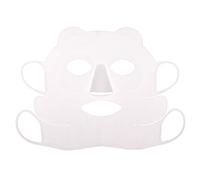 Baxnore Reusable Panda Ear Hook Silicone Facial Cover Prevent Serum Evaporation Beauty Tool For Women Men Stretchable Washable Skin Friendly White