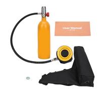 Baxnore S401 Professional Scuba Diving Valve Set High Pressure Oxygen Cylinder Respirator with Pressure Gauge for Snorkeling and Underwater Exploration Aviation Aluminum Constructi (S401)