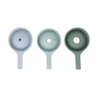 Baxnore Scoop Sensory Silicone Folding Early Education Sensory Bin Accessories Sensory Funnels Set for Toddlers 3pcs Silicone 155x90mm