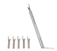 Baxnore Seam Ripper Kit, Quick Unpick Tool, Stitch Unpicker with Aluminium Alloy Ergonomic Handle - Thread Cutter & Remover Set for Sewing, Needlework, Crafting - 5-Piece