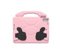 Baxnore Shockproof EVA Protective Cover Fit for 9.7 Inch Tablet Case with Rotating Handle Multi Angle Stand Detachable Washable for Daily Commute Travel (Pink)