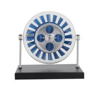 Baxnore Single Stage Steam Turbine Model Educational Science for Physics Classroom Demonstration Aluminum Alloy Construction 12.5x10x12cm Steam Power Learning Tool