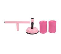 Baxnore Sit Up Assistant Bar Adjustable Height Portable Home Gym Equipment for Abdominal Workouts Steel Foam Silicone Black 25x6.5cm