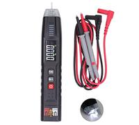 Baxnore Smart Digital Voltage Tester Pen Multimeter Non Contact Phase Sequence Detector HT122A for Home Electrical Repairs and Industrial Maintenance ABS Material 2 Test Leads