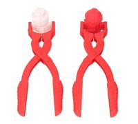 Baxnore Snowball Maker Tool 2 Pack Winter Snowball Fight Clip with Anti Slip Handle for Outdoor Indoor Snow Play Durable Plastic Construction