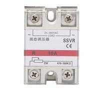 Baxnore Solid State Voltage Regulator SSVR 10A Low Frequency Thyristor Control with Overvoltage Absorption Engineering Plastic Shell for Industrial Automation