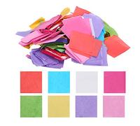 Baxnore Square Confetti Color Glitter Sequins 5cm Paper Party Decorations for Wedding Birthday Classroom Crafts Vibrant Assorted Colors 2x2 Inch 60g Pack