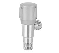 Baxnore Stainless Steel Angle Valve G1/2in Thread Water Stop Control Valve Rust Proof Durable for Faucet Toilet Water Heater Bathroom Plumbing