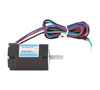 Baxnore Stepper Motor 2 Phase 20mm 0.5A 1.8 Degree Step Angle 4 Lead High Torsion Quick Startup Reliable Work for 3D Printer CNC Machine Robot Carbon Steel Compact Size