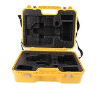 Baxnore Surveying Instrument Case Heavy Duty Storage Box for Total Station Theodolite Level Prism Professional Survey Equipment Organizer with Double Lock HCPS01 Yellow