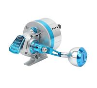 Baxnore SY770 Fishing Reel 6+1 Ball Bearing Spinning Reel High Strength Aluminum Alloy 3.9:1 Gear Ratio Smooth Operation for Freshwater Fishing in Rivers Lakes Streams Silver Blue
