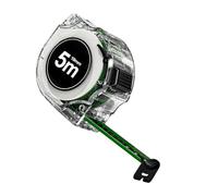 Baxnore Tape Measure High Precision Fluorescent Ruler Anti Fall Wear Retractable Measuring Tape with Transparent Shell Carbon Steel for Construction Site 5M 7.5M 10M (5M & 19MM)