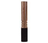 Baxnore Tibetan Buddhism Wood Mallet Striker Stick Handcrafted Mahogany Handle with Sheepskin Wrap for Singing Bowl Meditation Yoga Sound Religious Ceremonies