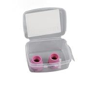 Baxnore TIG Welding Cup Ceramic Nozzle 12# 14# High Temperature Replacement Parts for WP9 WP17 WP18 WP20 WP25 WP26 Welding Torch 2PCS Set with Plastic Storage Box (Pink)