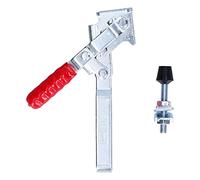 Baxnore Toggle Clamp, 227 kg Holding Capacity with Plastic Handle Cover, Lever Prevents Lateral Thrust for Welding, Electronic Equipment Installation Metal Plate Clamping