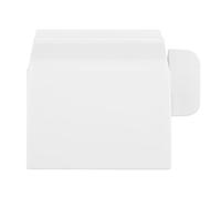 Baxnore Toothpaste Tube Squeezer Roller Dispenser Holder Multifunctional Bathroom Organizer ABS Plastic White Red 5.1x3.9x4.6cm (White)