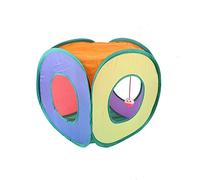 Baxnore Toys 15 PCS Kitten Toys Set Interactive Toys for Indoor Cats with Collapsible Tent Tunnel Feather Wand Bell Balls Drums Plush Springs Polyester Colorful
