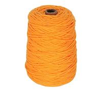 Baxnore Tufting Yarn Rug Making Yarn Carpet Knitting Yarn 437yd Long Orange Cotton Polyester DIY Weaving Yarn for Handicraft Home Decor and Art Projects