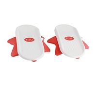 Baxnore Twisting Waist Board Plastic Exercise Waist Twisting Plate Separated Twisting Waist Board for Outdoor Fitness Home Workout Heavy Duty Non Slip 29.5 x 24 x 6 cm 2 Pieces (Orange)