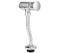 Baxnore Urinal Flush Valve Set Manual Hand Press Water Saving Wall Mounted Chrome Plated Copper Flushing Tool for Bathroom Toilet with 3 6 Second Delay G1/2 Thread