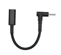 Baxnore USB C Female to 2.5x0.7mm DC Male Adapter 100W 5A 20V Support PD Fast USB Type C to DC Adapter for Laptop Cable Converter Aluminum Alloy Nylon