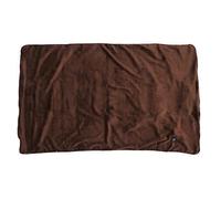 Baxnore USB Heated Shawl Electric Heating Blanket Wrap with 3 Temperature Levels Soft Plush Mink Velvet for Office Home Travel Shoulders Knees Warm Brown 51.2x31.9 Inches