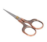 Baxnore Vintage Sewing Scissors Retro Embroidery Scissors Professional Stainless Steel Craft Scissors for Needlework Art Beauty Trimming Gold Silver Antique Brass 12.5cm (Bronze)