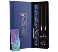 Baxnore Water Writing Cloth Set Reusable Chinese Calligraphy Practice Kit with Brush Copybook and Ceramic Pen Rack Drawing Tool for Beginners Adults Artists