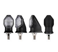 BAXPEVM Motorcycle Turn Signal Lights 12V Universal Turning Amber Light Flasher Arrow Lamp Bulb 8mm Moto Indicator Lamps Turn Signal Indicator Light