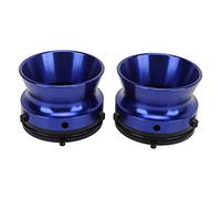 BaxPolished Aluminium Nab Hub Adapter, 10in Universal Loading Device with Lockable Design, Heavy Duty Alloy Construction for Professional Opener Systems, 1 Pair Industrial Adapters (Blue)