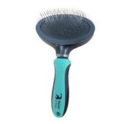 Baxter & Bella Oval Head slicker brush. Helps remove dander, loose hair and Matting from your cats coat.