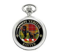 Baxter Scottish Clan Crest Full Hunter Pocket Watch
