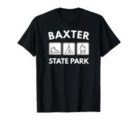 Baxter State Park Hike Value Graphic T-Shirt, Men, Black, L